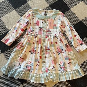 Marie Nicole Christmas Sleigh Dress